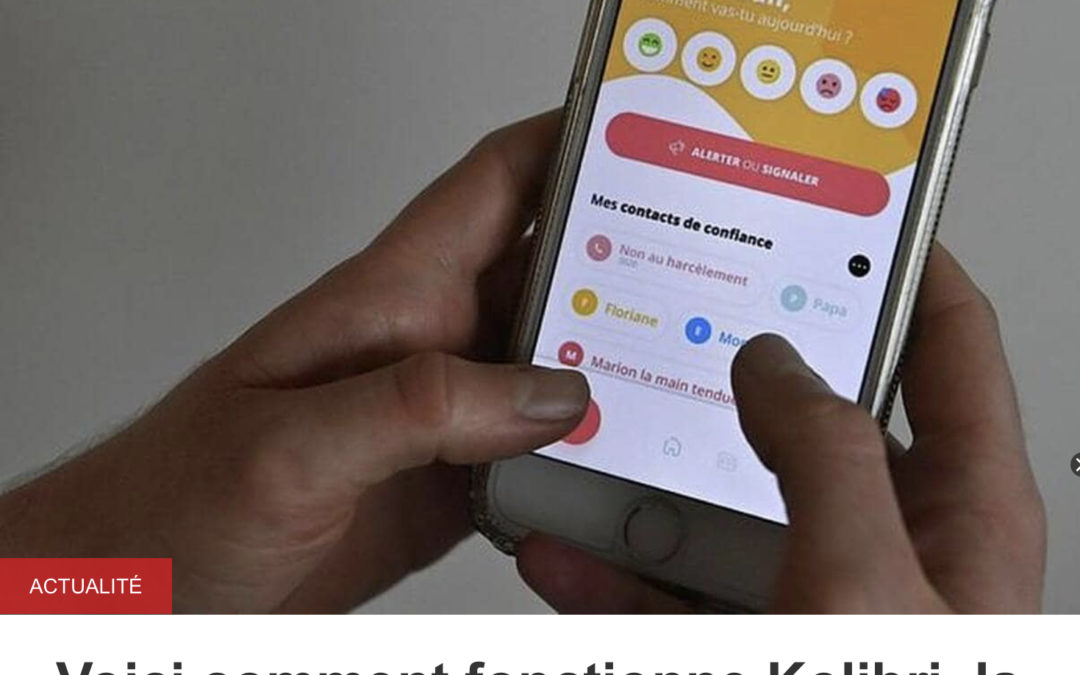 L’app Kolibri, outil de prévention pour suivre l’état  émotionnel de son enfant et signaler le harcèlement scolaire